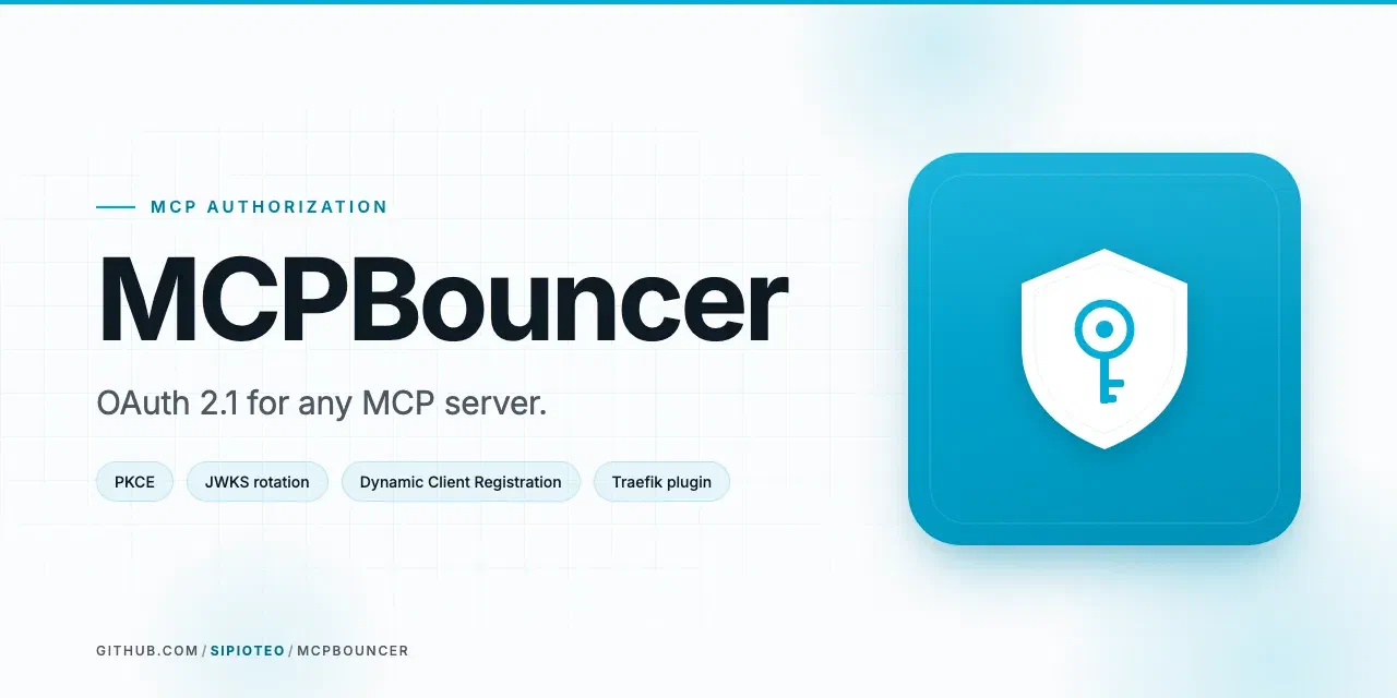 Interface screenshot from MCPBouncer: OAuth 2.1 Security for AI MCP Servers